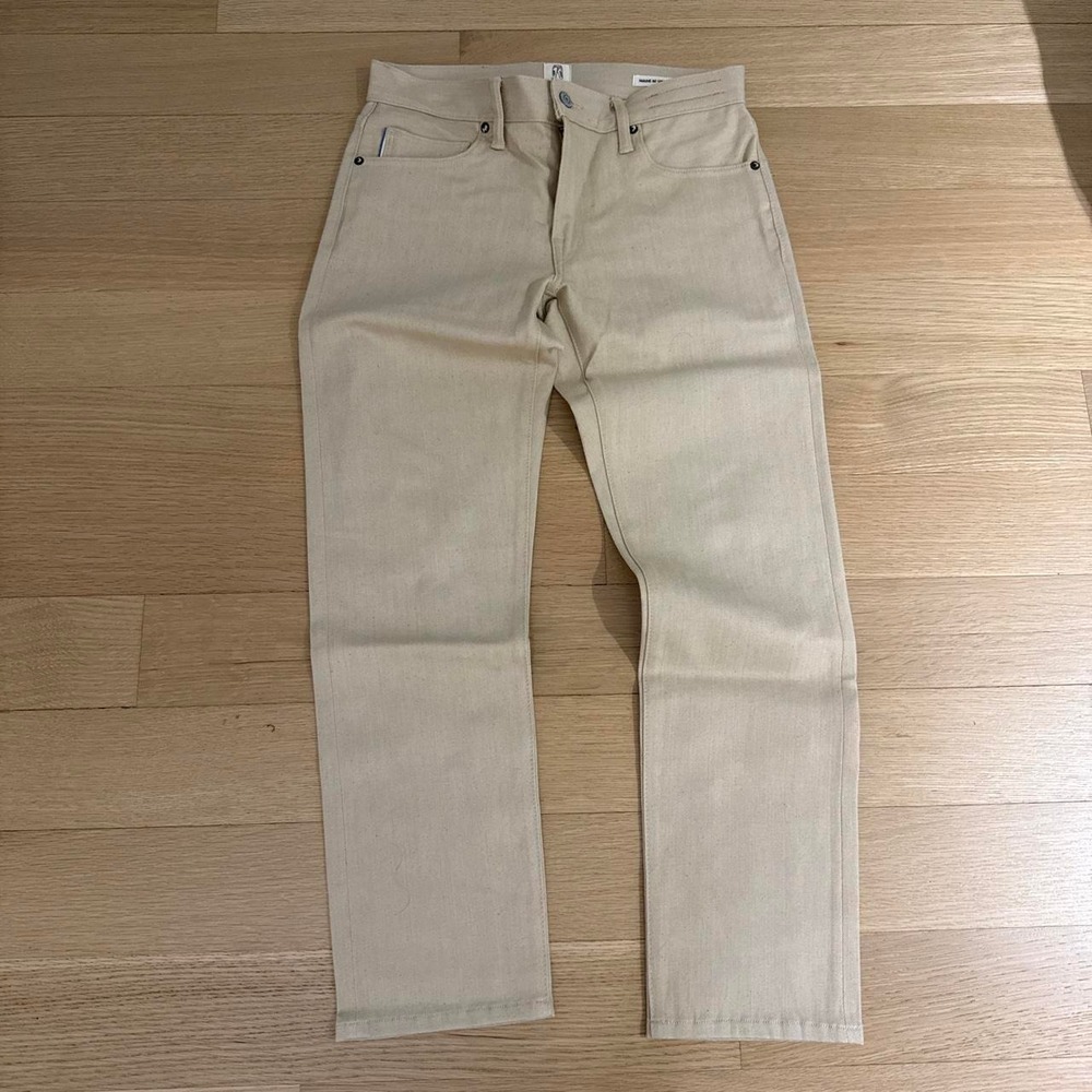 Hiroshi Kato Tan straight leg jeans